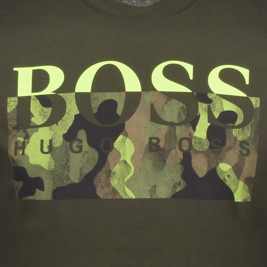 Alternative Image for ProductBOSS Thady 1 T Shirt Khaki3